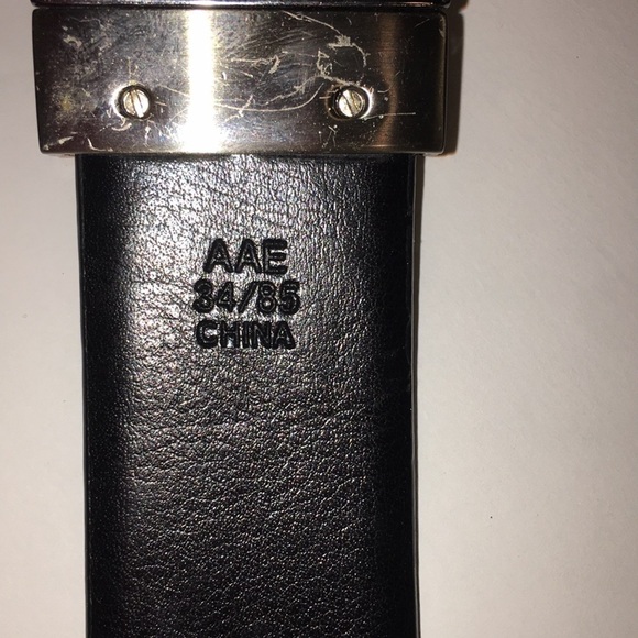 Pierre Cardin men’s brown leather belt 34/85 - Picture 3 of 5